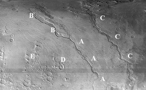 Dao, Niger, and Harmakhis Vallis image map