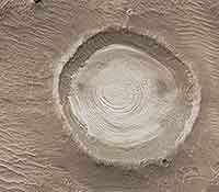 Sediment Filled Crater